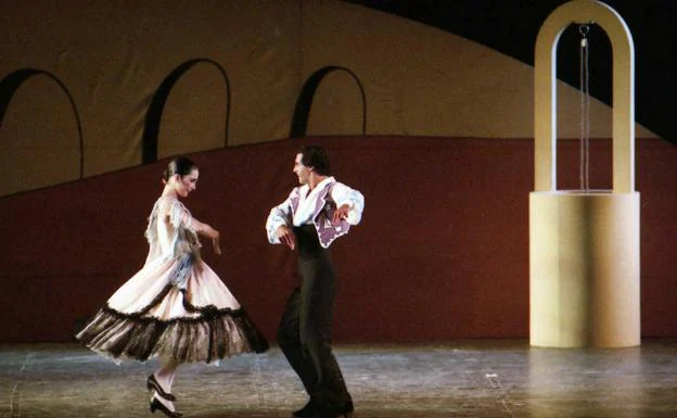 Tamara Rojo y Antonio Márquez en la versión del Ballet de la Ópera de Niza en 1996 