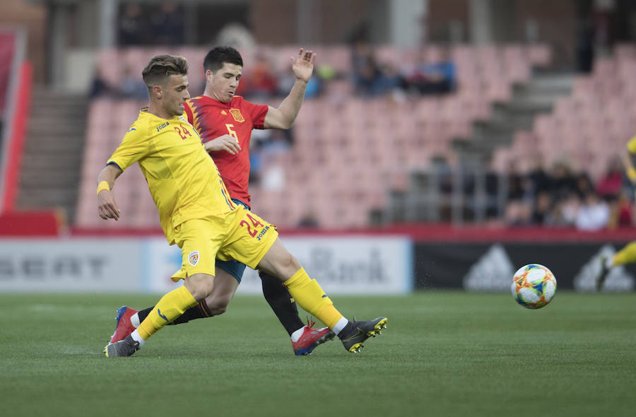 España sub 21 supera por la mínima a Rumanía en un amistoso disputado en el recinto del Zaidín a modo de preparación del Europeo de junio.