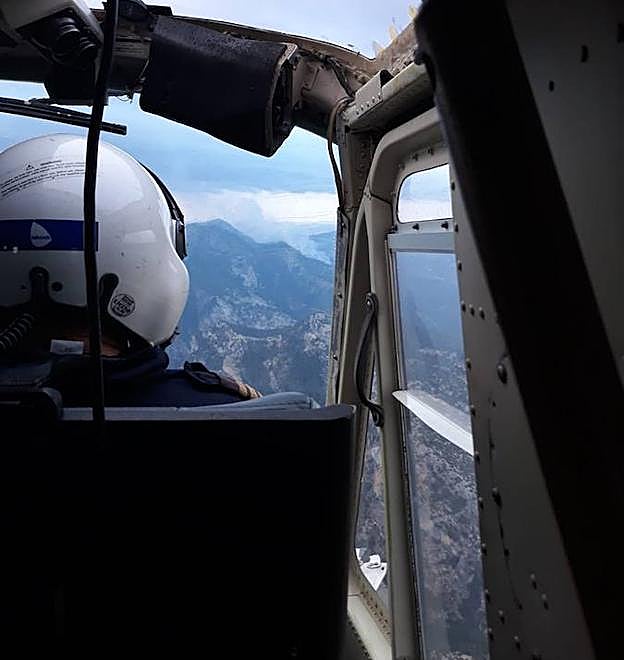 Declarado un incendio en el paraje Morrones de Santa María