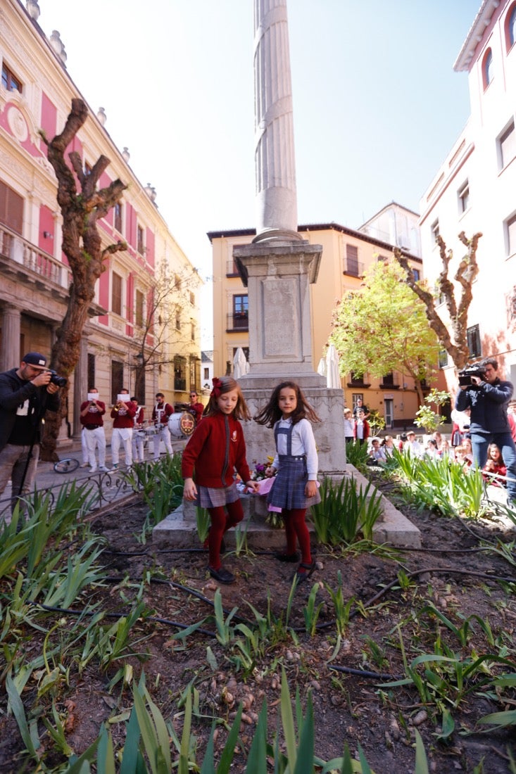 Tras la lectura del manifiesto escrito en esta ocasión por Carlos Cerdá, el grupo de teatro del Instituto Padre Suárez presentó diversas escenas del musical