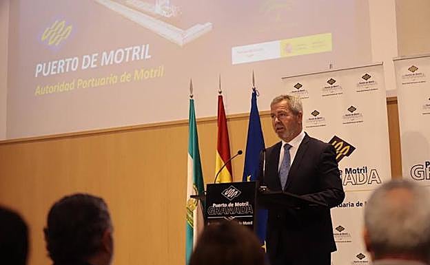 El presidente del puerto de Motril, José García Fuentes.
