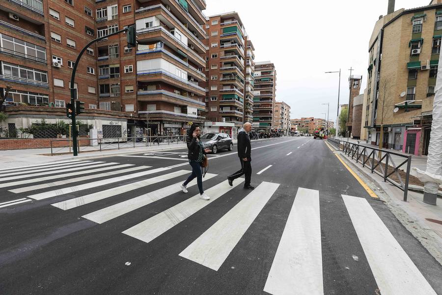 El tramo desde el puente de Zarabanda hasta la rotanda de la Circulación de la Encina luce tal y como prometió el Consistorio hace seis meses