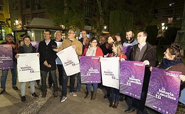 La candidatura de Unidas Podemos escogió la Plaza Mariana Pineda.