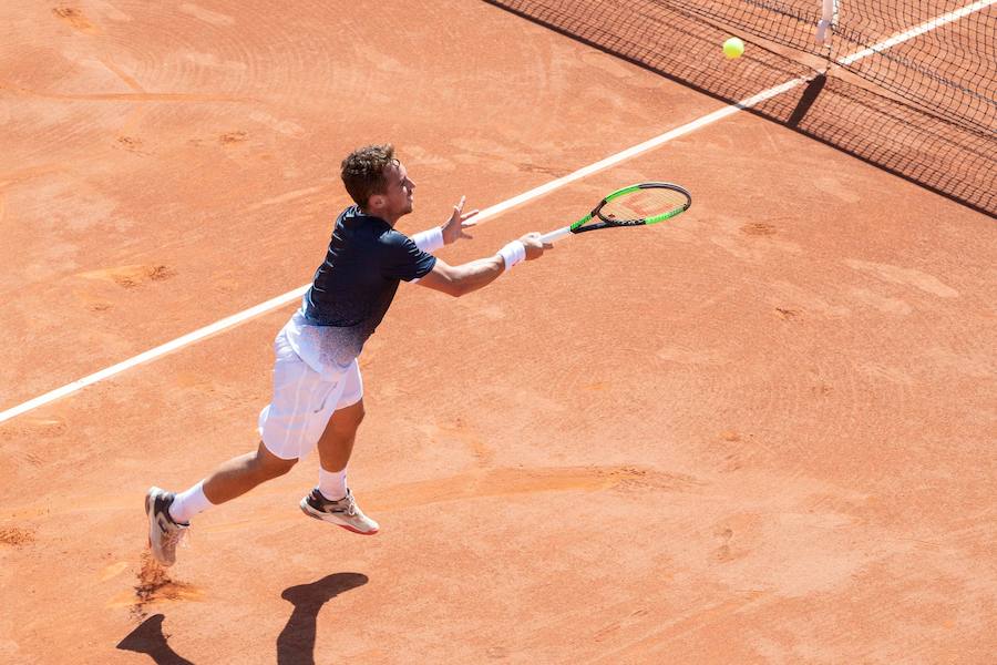 Roberto Carballés, ayer en las semifinales. 