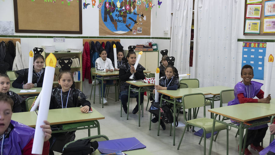 La cita cofrade infantil de este barrio fue muy participativa