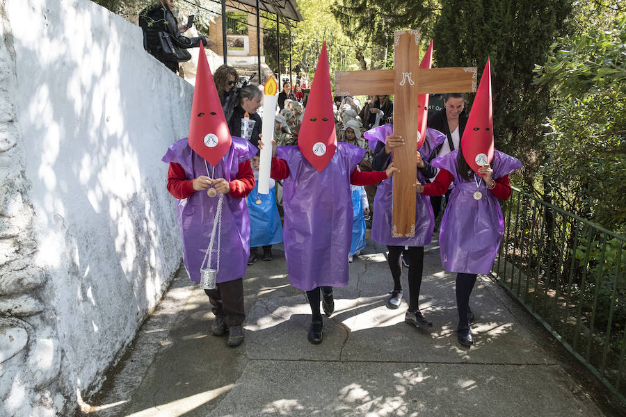 La cita cofrade infantil de este barrio fue muy participativa