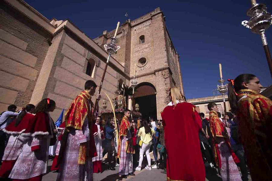 La procesión ha sido la primera en salir en la Semana Santa local