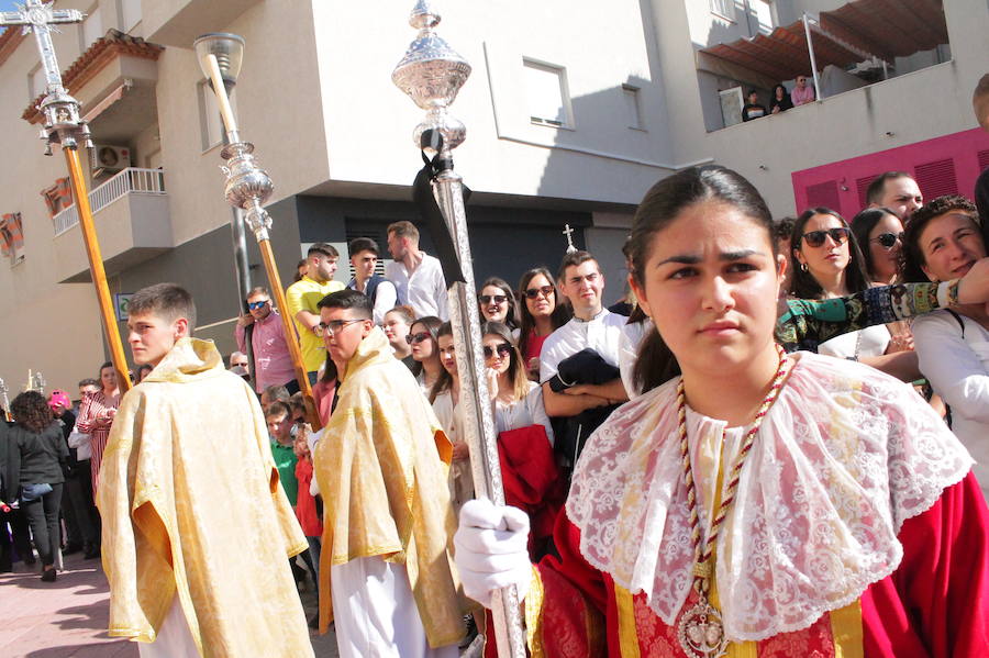 Es la única hermandad que celebra en la tarde del Domingo de Ramos su estación de penitencia en la localidad sexitana