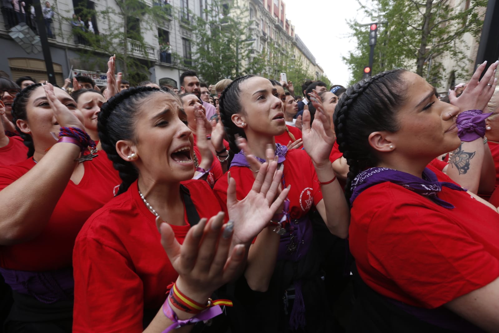 La Hermandad de Los Gitanos sale del Sagrado Corazón pero se tiene que quedr en la Catedral por la lluvia