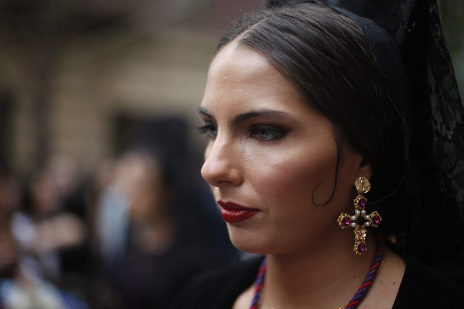 La Hermandad de Los Gitanos sale del Sagrado Corazón pero se tiene que quedr en la Catedral por la lluvia