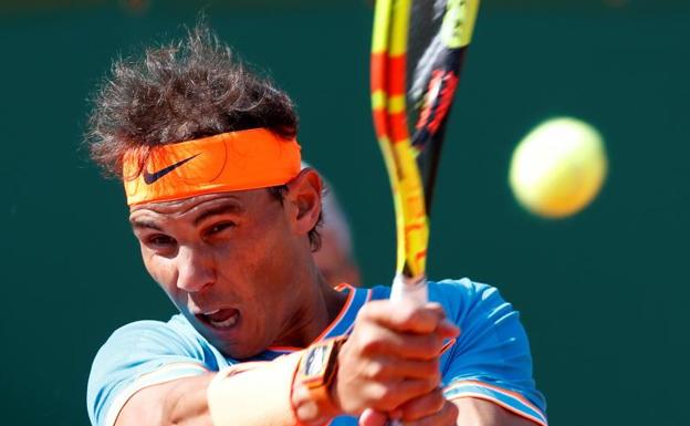 Rafa Nadal, en el Masters 1.000 de Montecarlo. 