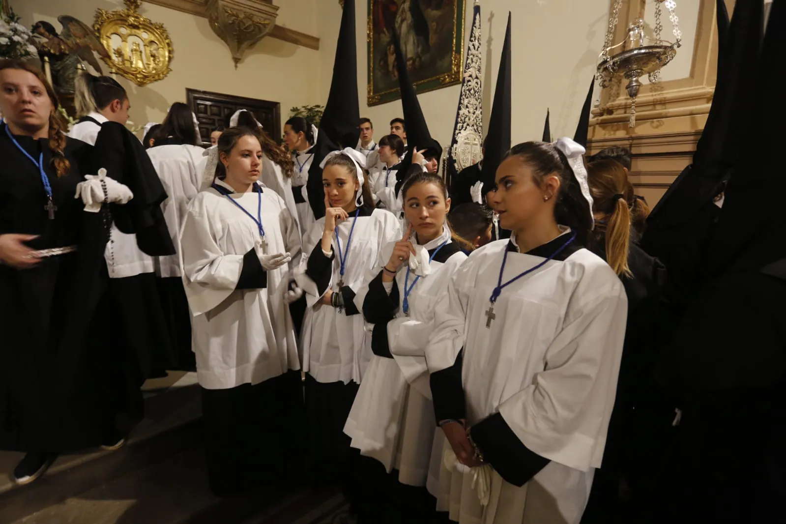 La Concha se queda en su templo por temor a la lluvia