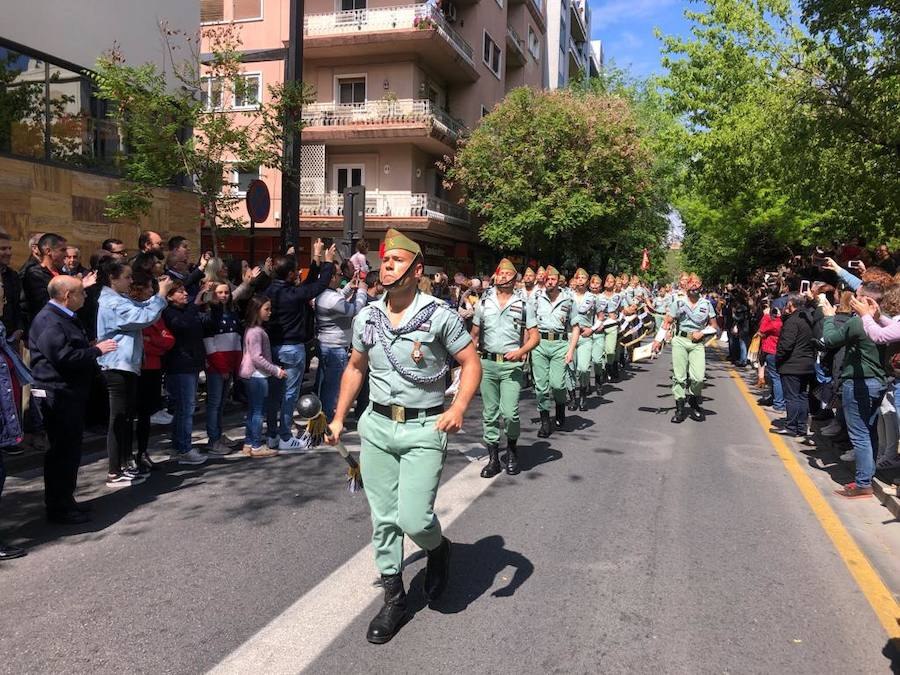 Los legionarios estarán esta tarde tras la cruz de guía de la cofradía de los Ferroviarios