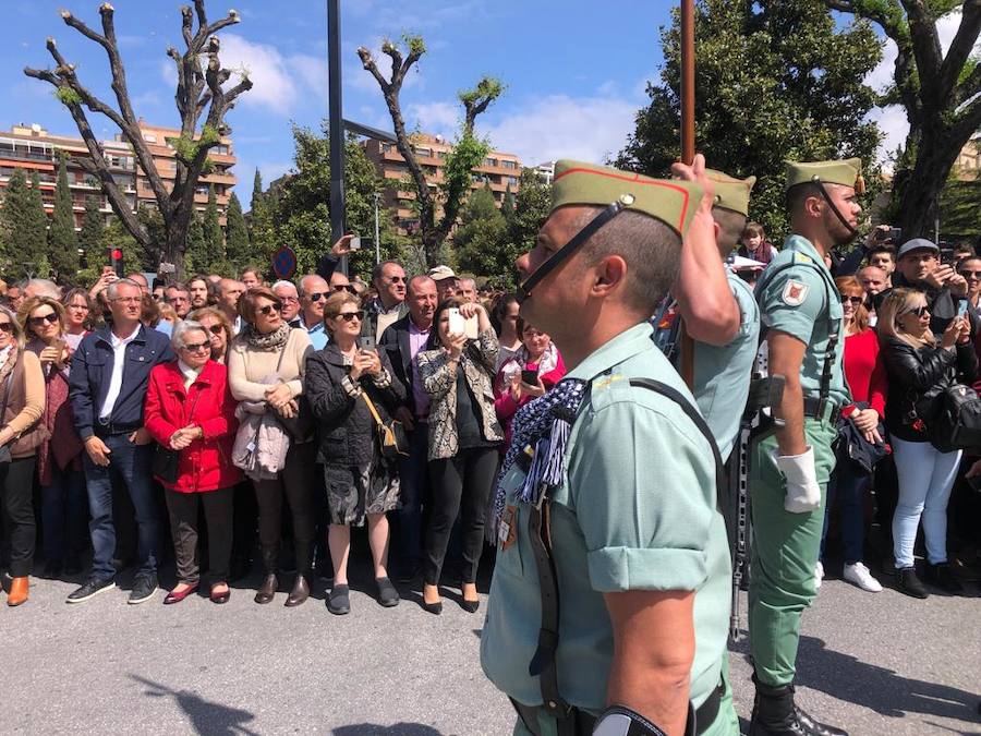 Los legionarios estarán esta tarde tras la cruz de guía de la cofradía de los Ferroviarios