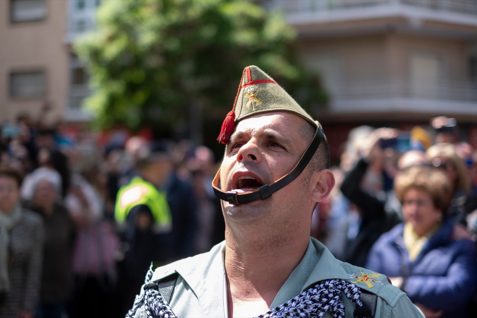 Los legionarios estarán esta tarde tras la cruz de guía de la cofradía de los Ferroviarios