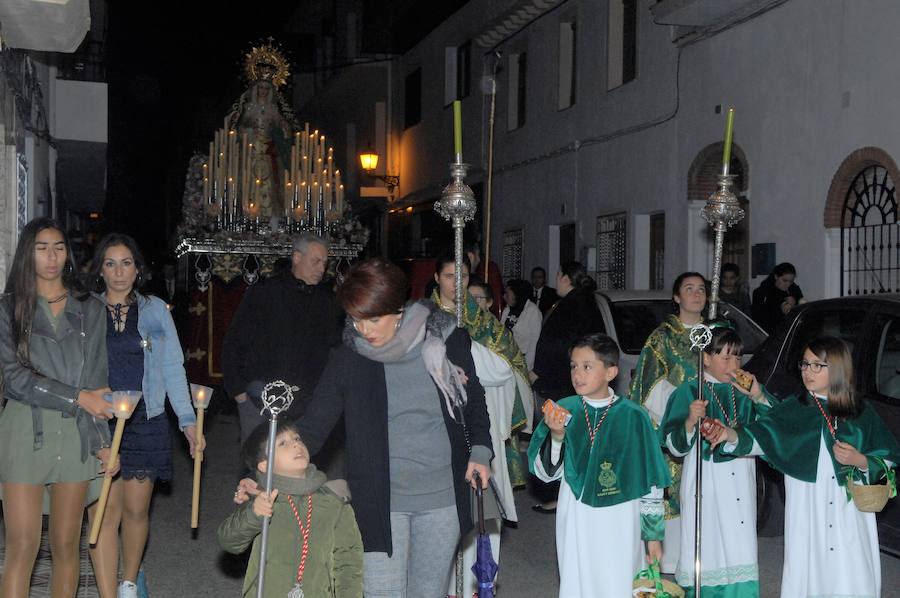 La Hermandad de Jesús del Ecce-Homo y María Santísima de la Salud y Esperanza la fundo José Manuel Pérez Ojeda en 1975