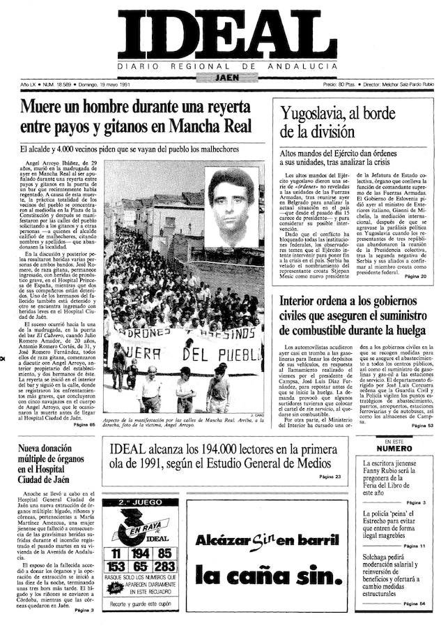 19 de junio de 1991. Disturbios en Mancha Real.