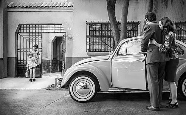 Un fotograma de 'Roma'.