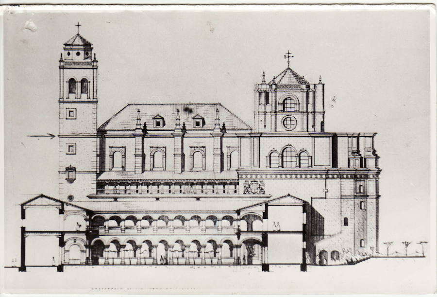 Alzado del proyecto de reconstrucción de la torre de San Jerónimo