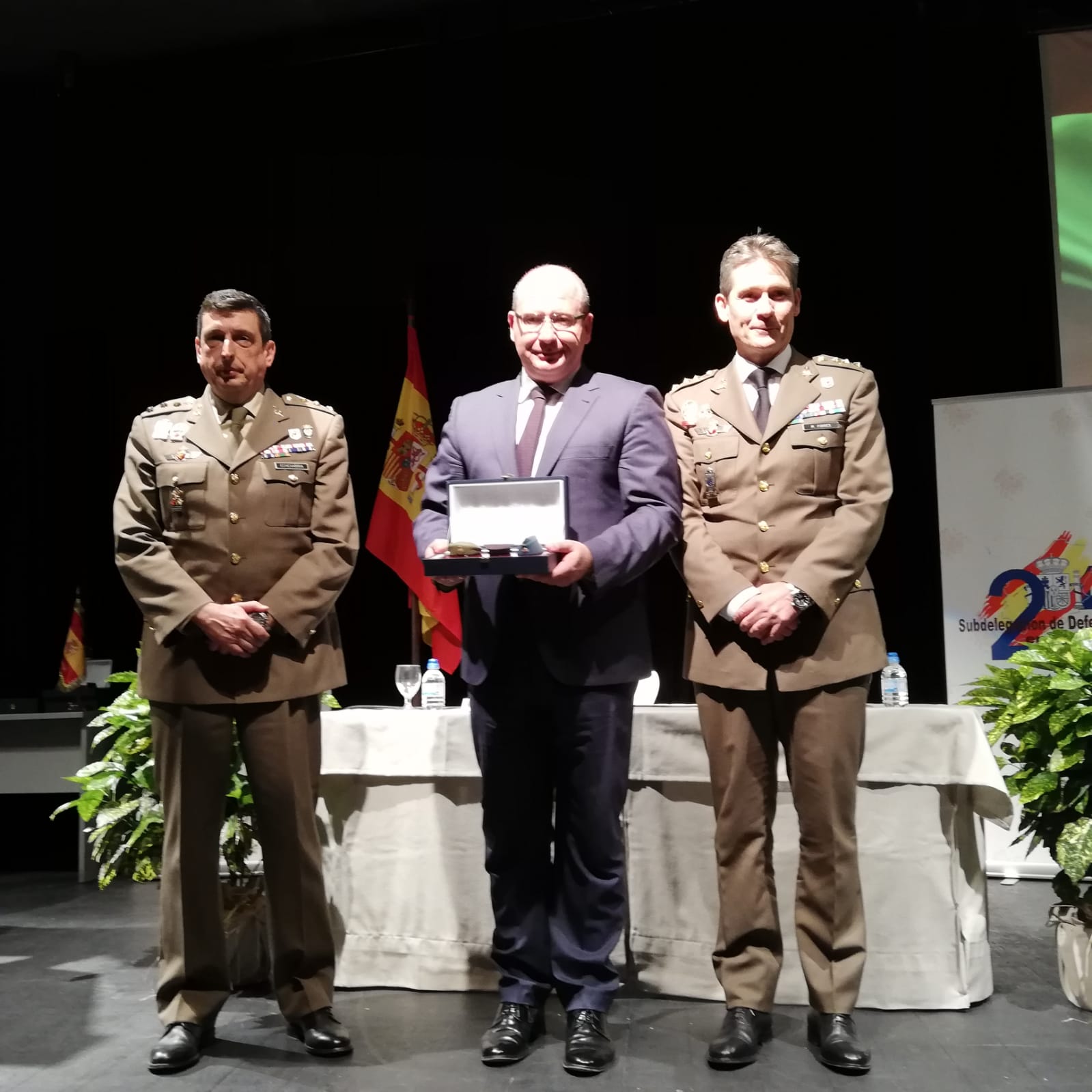 Emotiva celebración del XXV aniversario de la Subdelegación de Defensa en Jaén en un acto lleno de detalles muy jienenses