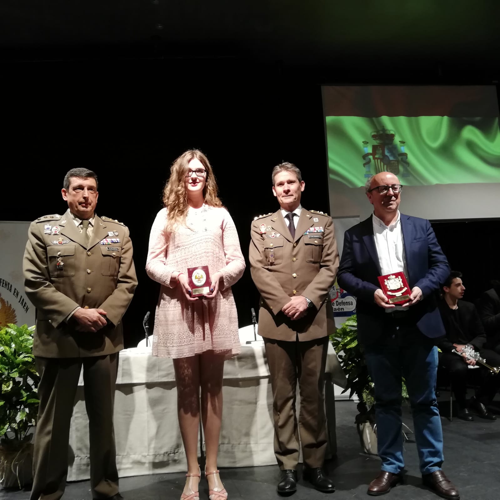 Emotiva celebración del XXV aniversario de la Subdelegación de Defensa en Jaén en un acto lleno de detalles muy jienenses