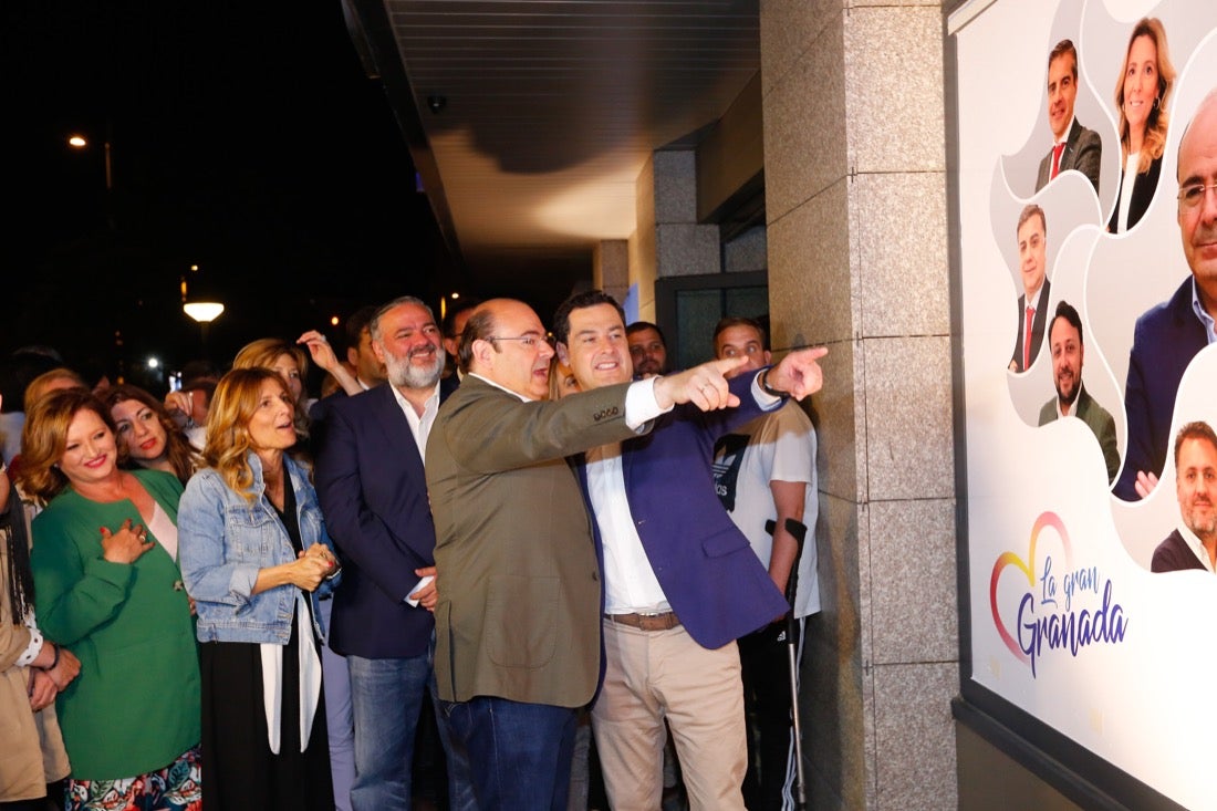 El líder del PP local vino acompañado de 