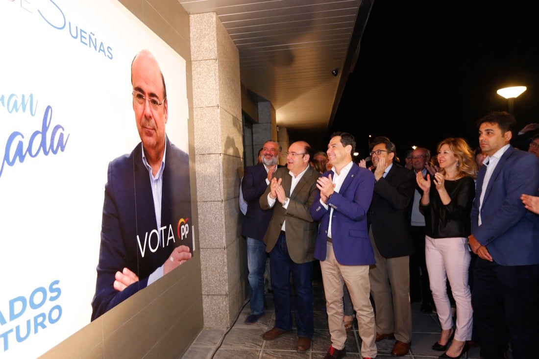 El líder del PP local vino acompañado de 