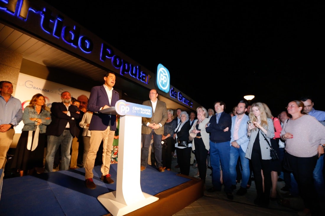 El líder del PP local vino acompañado de 