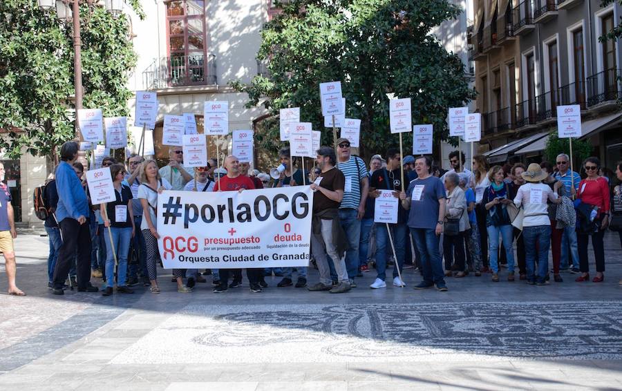 Fotos: Protesta de la OCG en Granada