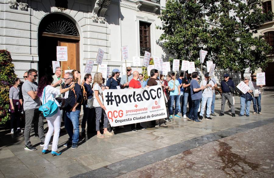 Fotos: Protesta de la OCG en Granada