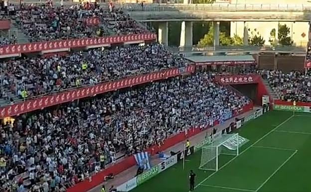 Grada de la Real Sociedad en el Nuevo Los Cármenes.