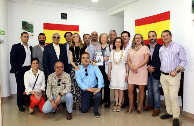 Integrantes de la candidatura de Vox para las municipales. 