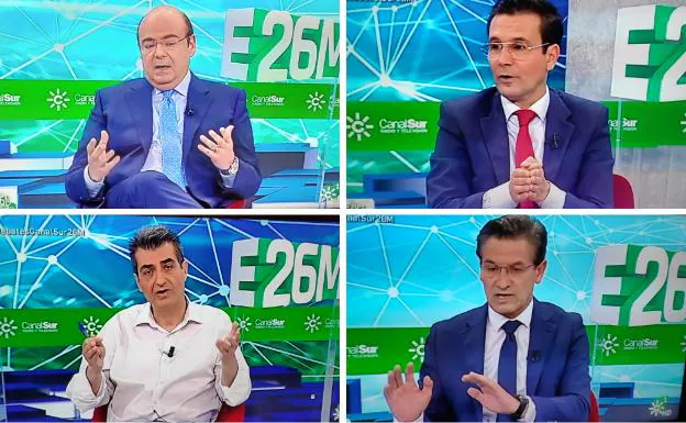 Lo que se dijeron, y lo que no se dijeron, los candidatos a la alcaldía de Granada en el debate a cuatro