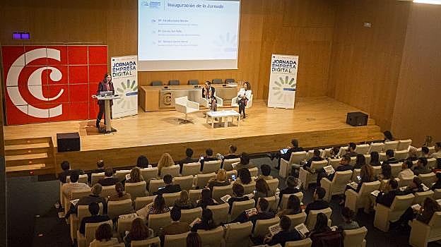 Un acto en la Cámara. 