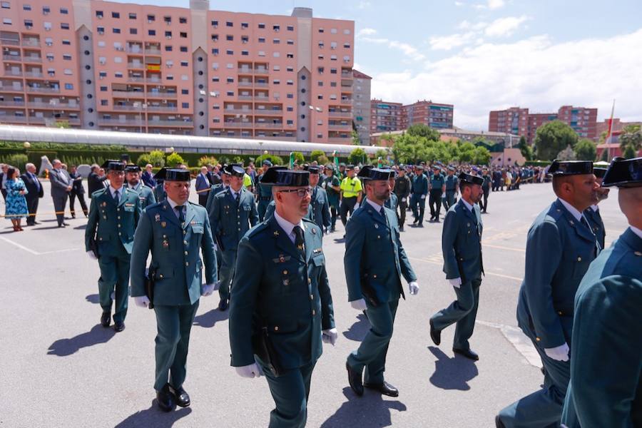 Además de la lectura del extracto de los decretos fundacionales del Cuerpo, la jornada ha servico para imponer las condecoraciones concedidas al personal de las unidades de la provincia