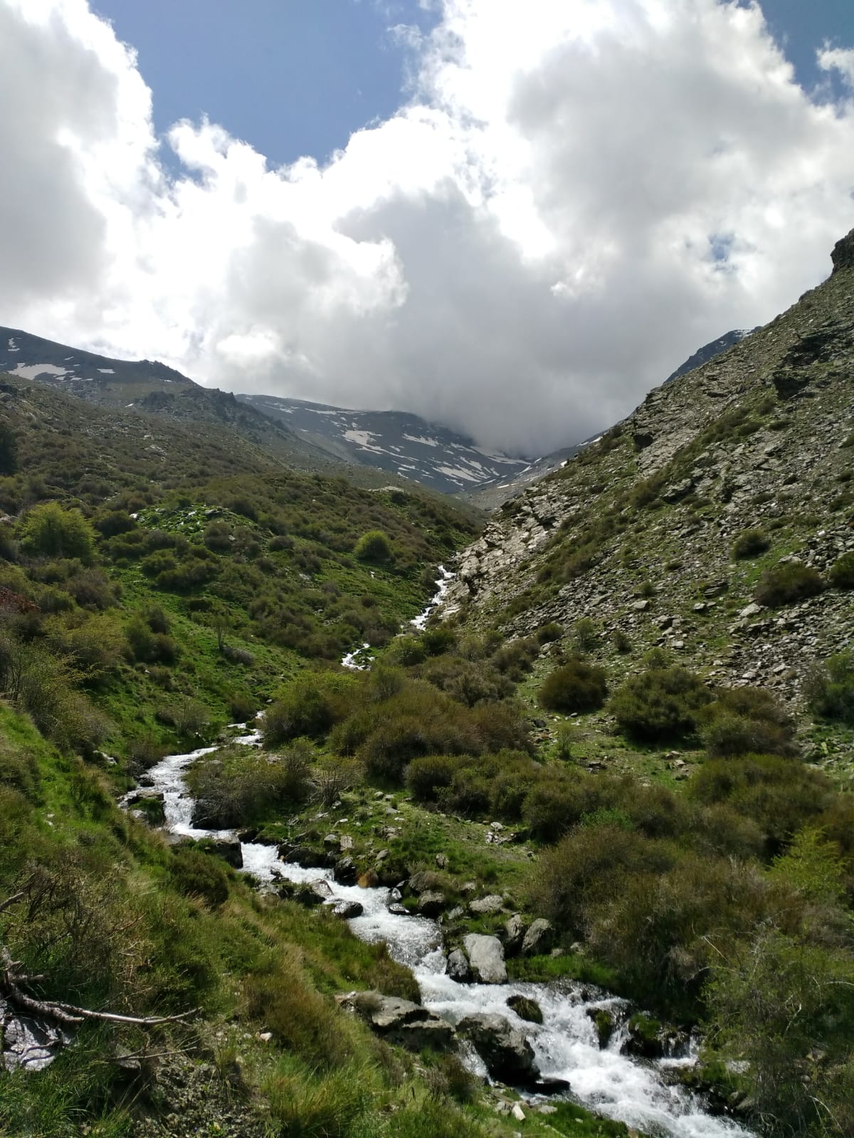 Iniciamos nuestra ruta en el mismo punto que la Vereda de la Estrella, en Güejar Sierra, donde dejaremos los vehículos y seguiremos las indicaciones hacia el barranco de San Juan,