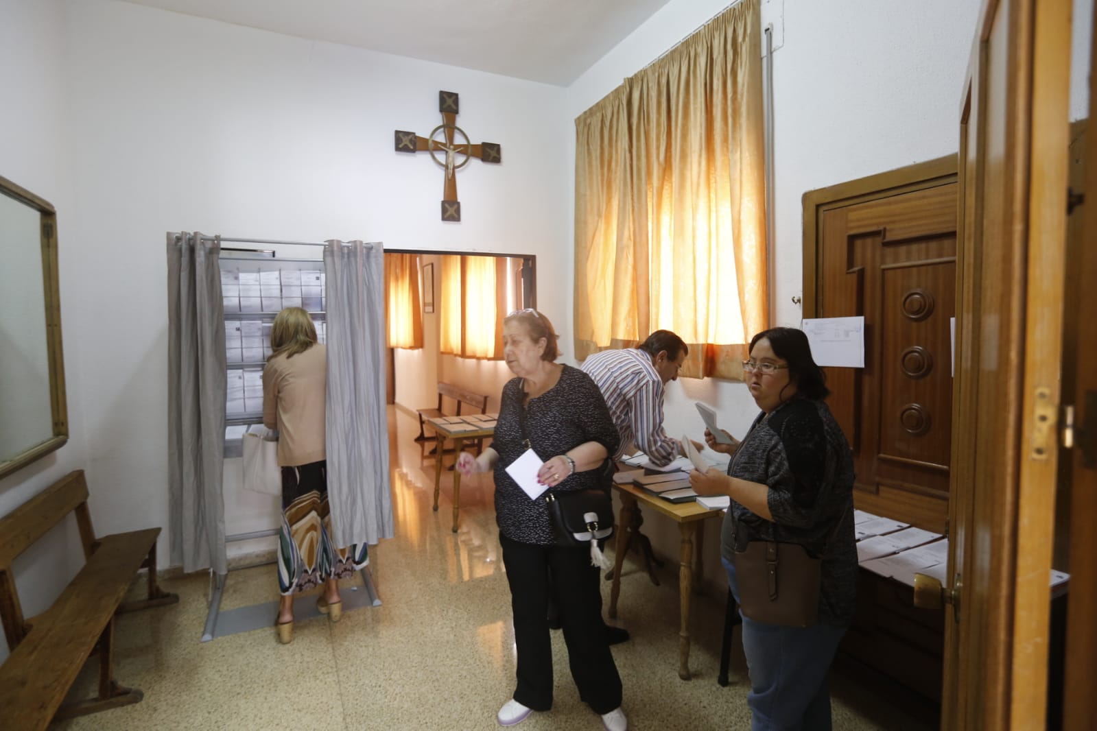 Votos en el colegio residencia Fray Leopoldo