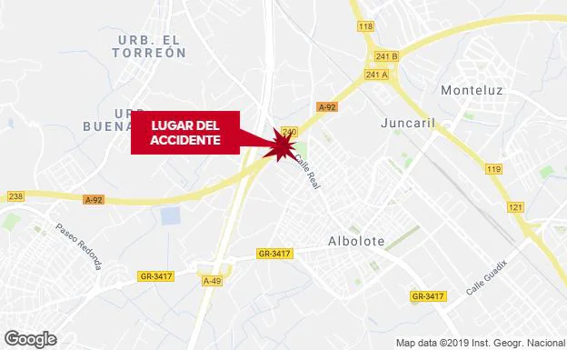 Accidente de tráfico en Granada: seis heridos leves por una colisión en Albolote