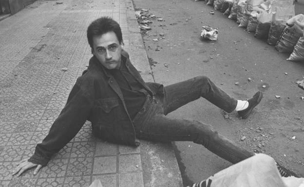 Roberto Moso, en una fotografía de 1989, cuando estaba al frente del grupo Zarama.