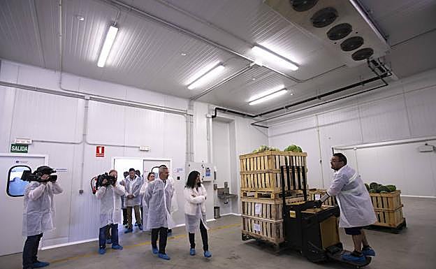 La subdelegada del Gobierno ha visitado hoy las instalaciones donde se realiza la inspección sanitaria