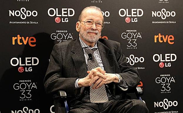 Narciso Ibáñez Serrador, el pasado mes de enero en la fiesta de los nomonados a los Premios Goya.