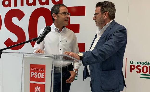 Fernández Madrid y Oliver durante la rueda de prensa.