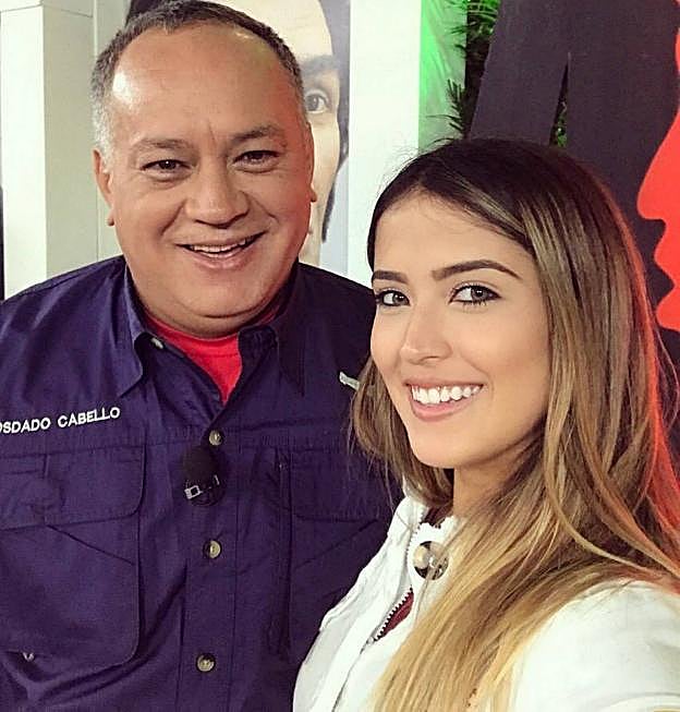 Diosdado y Daniela Cabello.