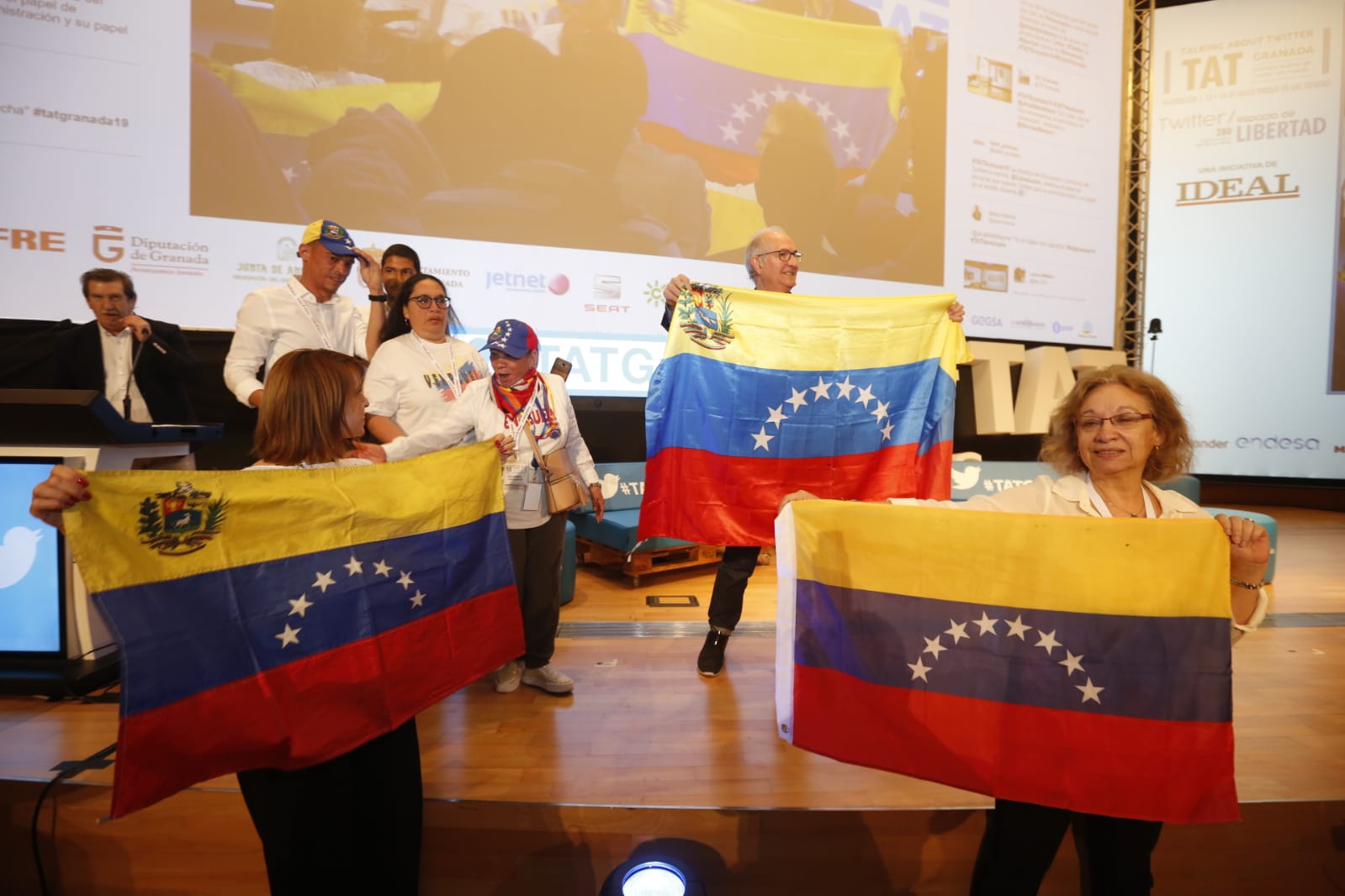 Antonio Ledezma explica la situación de Venezuela en #TATGranada19