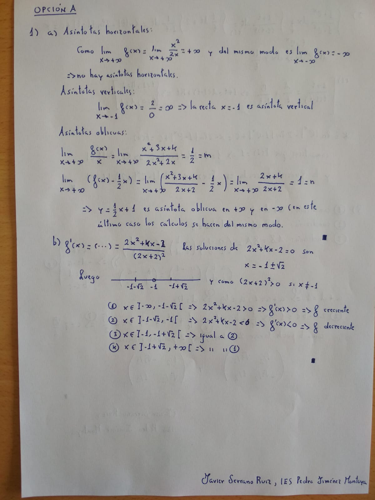 Tras la polémica surgida por la regodia de firmas para impugnarlo, un docente ha resuelto así la prueba. «No hay motivo para la queja», dice