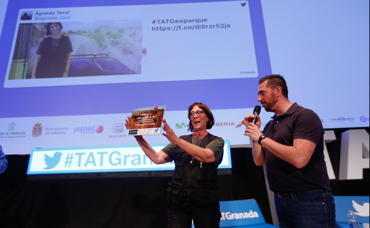 Dos tuiteros de TAT Granada se llevan un viaje por el Geoparque