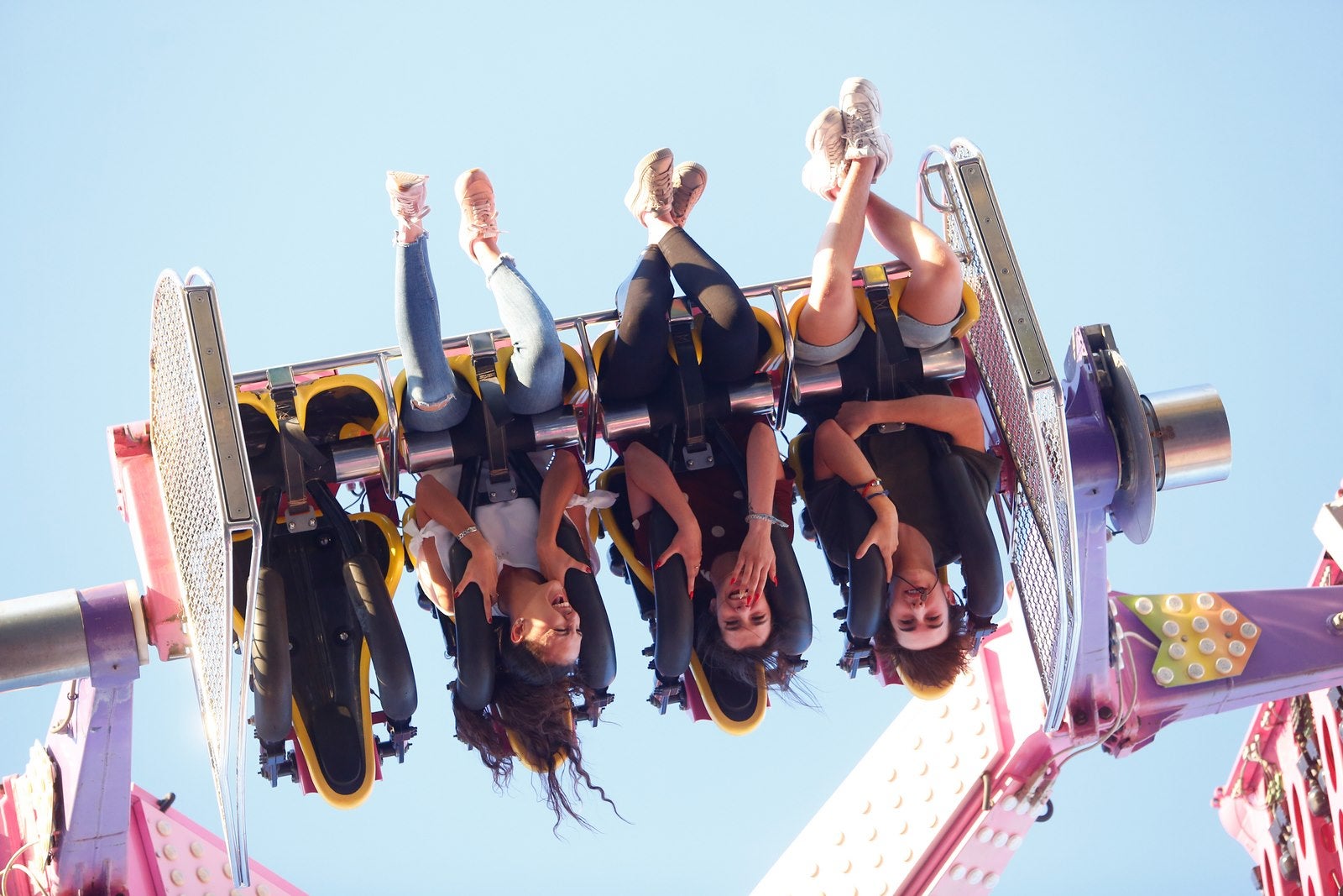 Fotos: Martes de columpios en el ferial