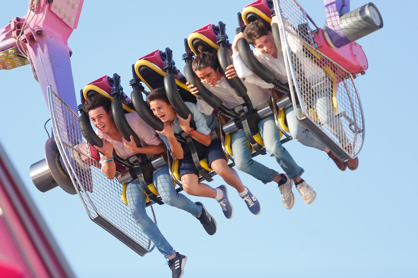 Fotos: Martes de columpios en el ferial