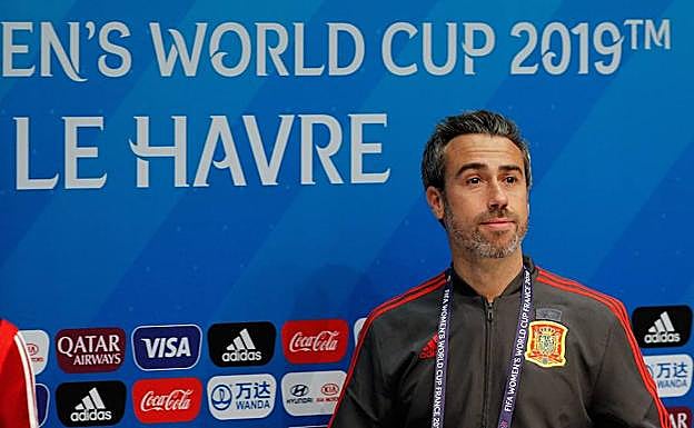 Jorge Vilda, seleccionador español. 