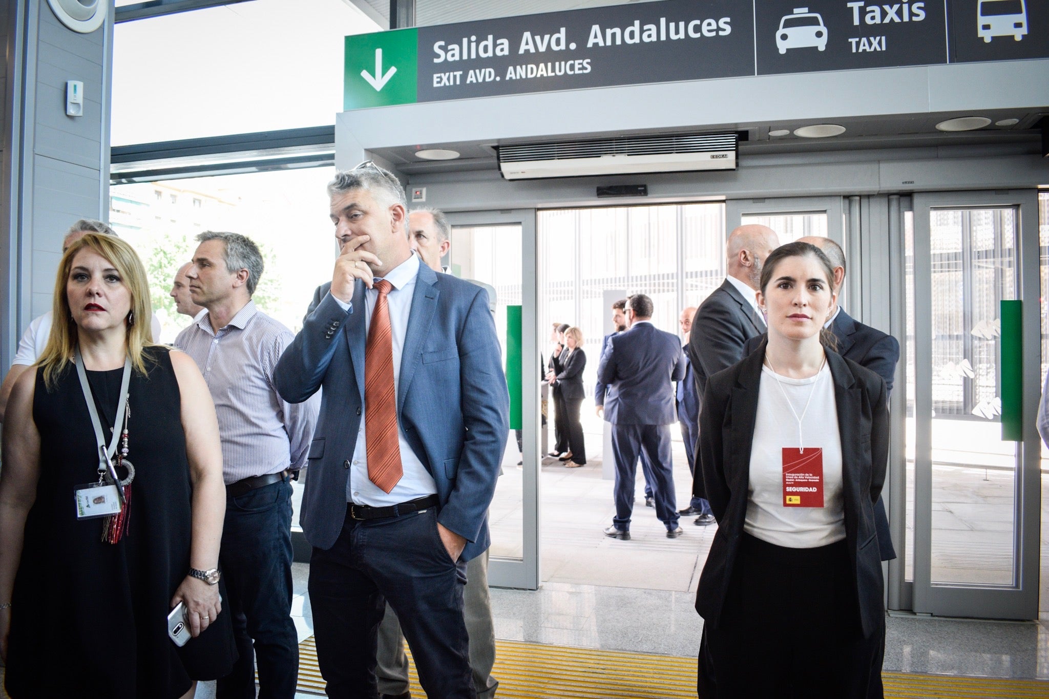 Ambiente en la estación